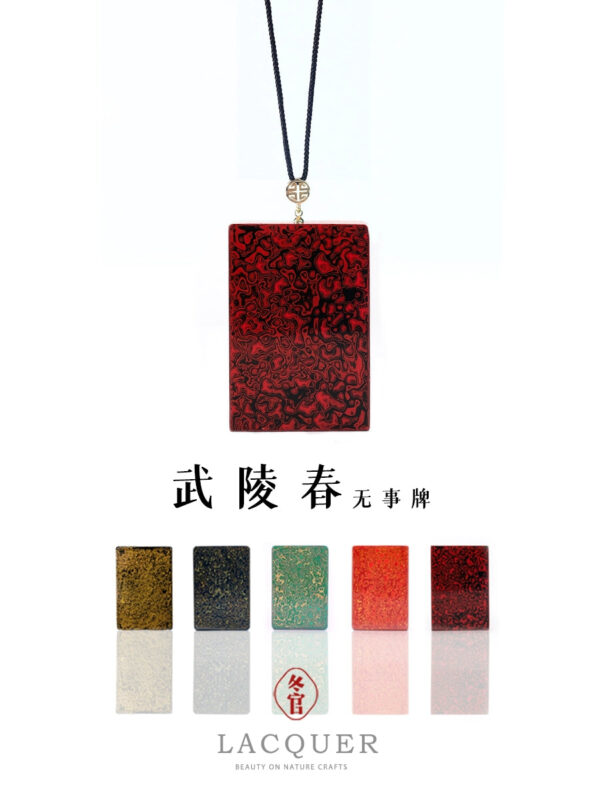 Lacquer no matter brand lacquer jewelry pendant high-end Tibetan retro ethnic style, Dai Yin moss
